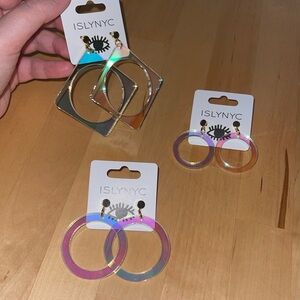 ISLYNYC Bundle ISLYNYC Acrylic Laser Cut Iridescent Earrings